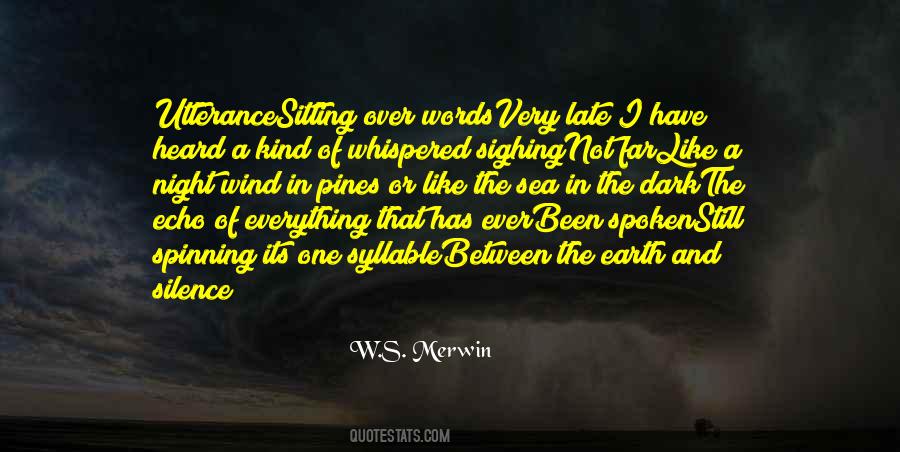 Quotes About Night And Sea #1412650