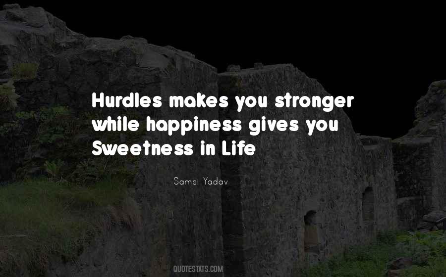Quotes About Hurdles #1085067