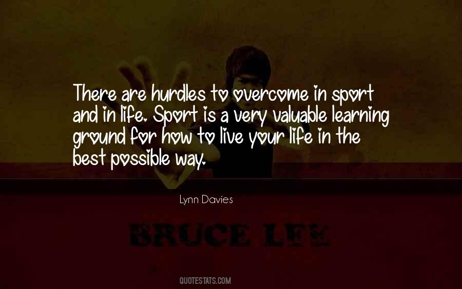 Quotes About Hurdles #1633437