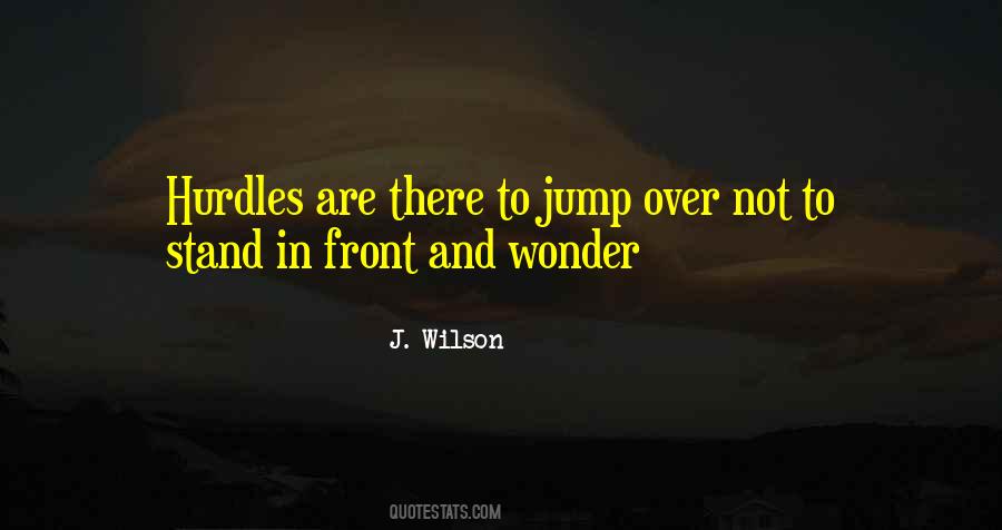 Quotes About Hurdles #856002