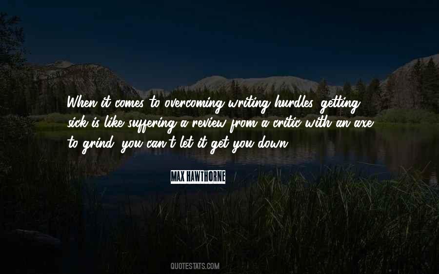 Quotes About Hurdles #973211