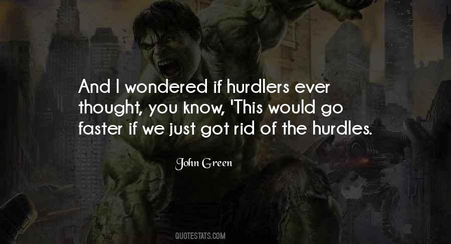 Quotes About Hurdles #997523