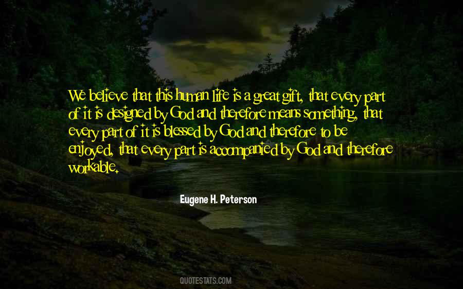 Quotes About God's Gift Of Life #1821