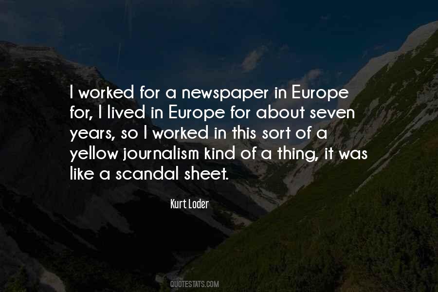 Quotes About Yellow Journalism #690059