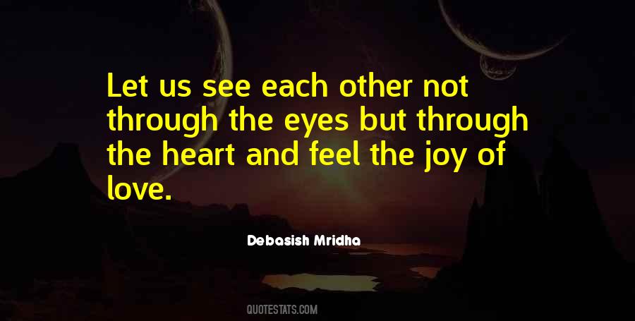 Quotes About Love Through The Eyes #1059727