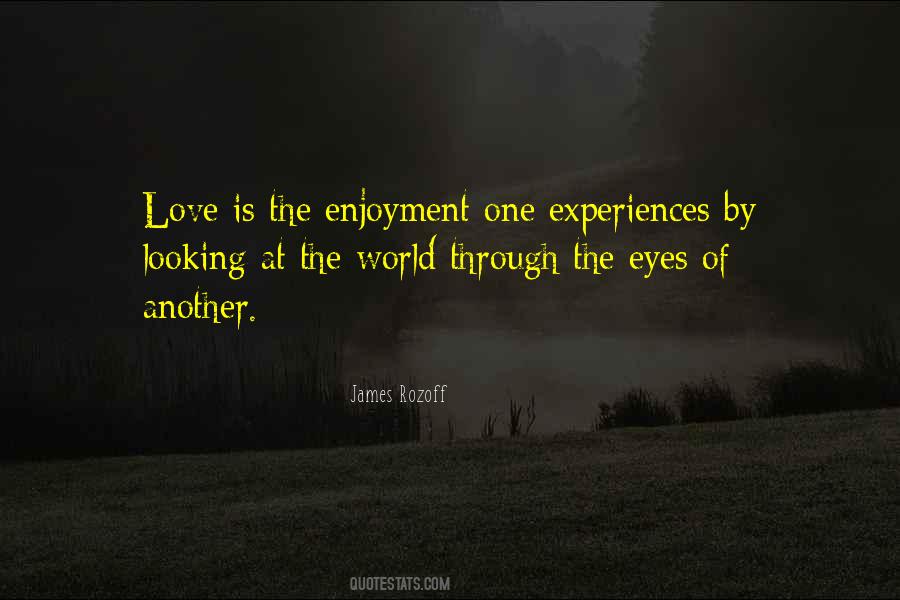 Quotes About Love Through The Eyes #160625