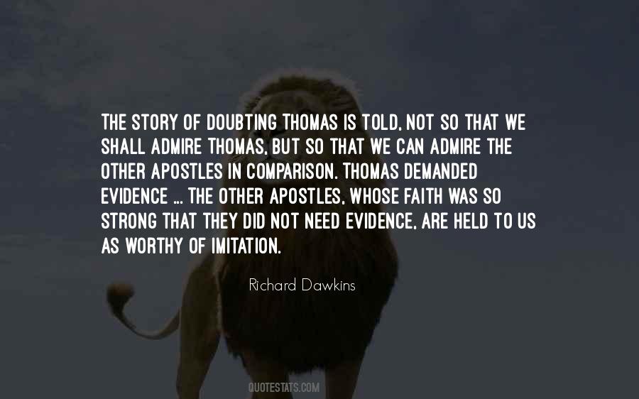 Quotes About Doubting Thomas #176677