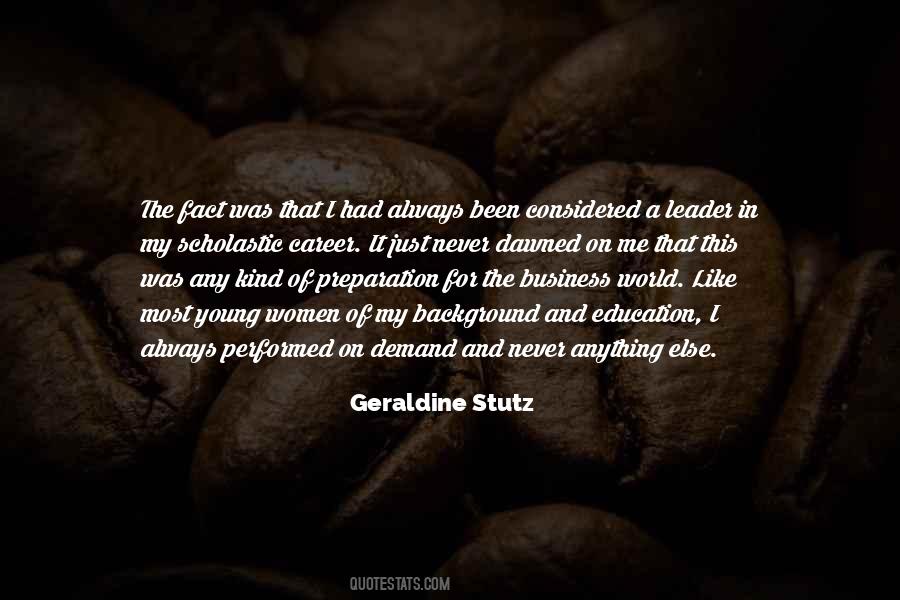 Quotes About A Young Leader #189807