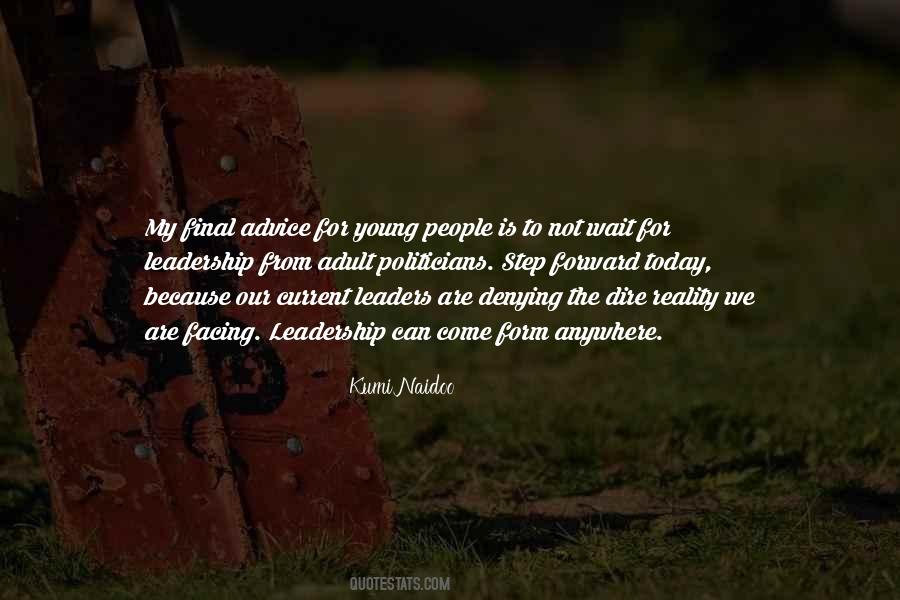 Quotes About A Young Leader #930531