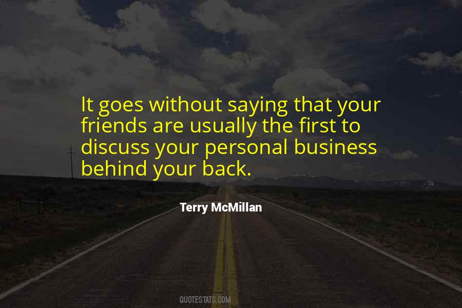 Quotes About Personal Business #1549692