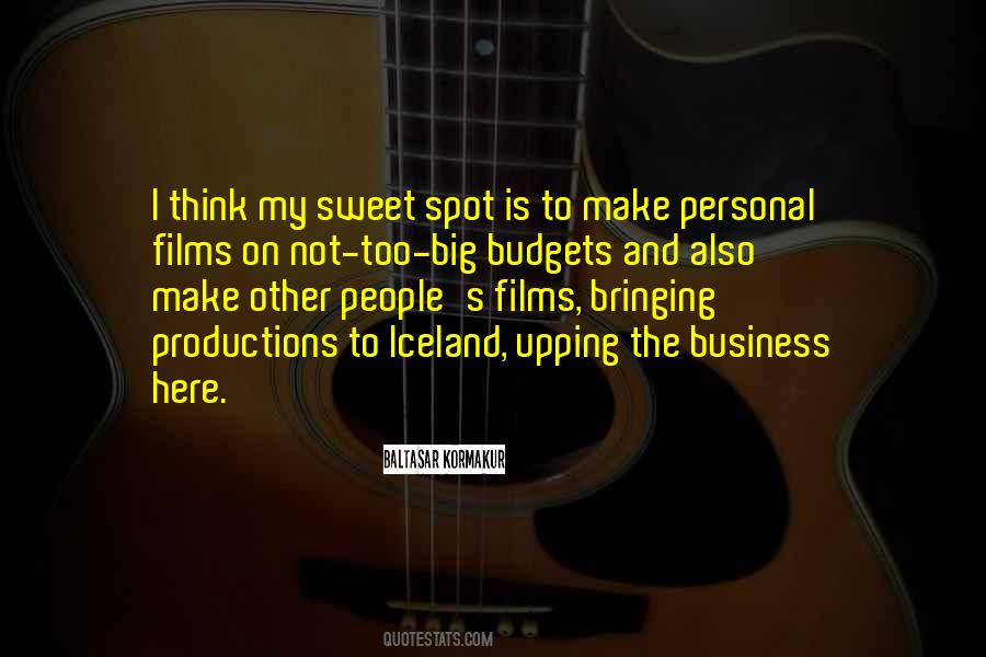 Quotes About Personal Business #80322