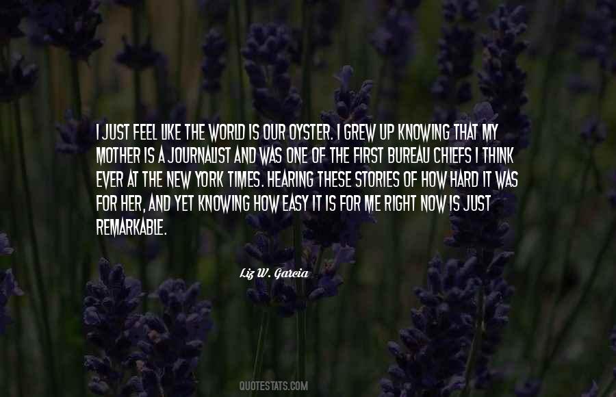 Our World Right Now Quotes #102959