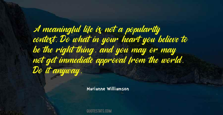 Our World Right Now Quotes #13784