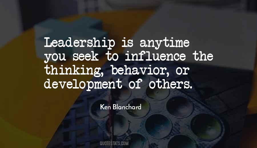 Quotes About Leadership Influence #726614