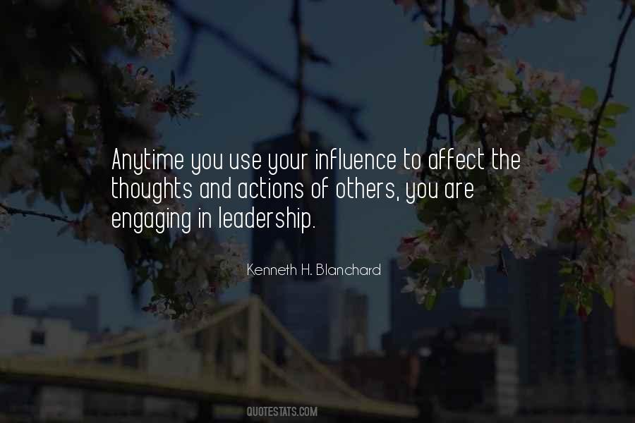 Quotes About Leadership Influence #853492