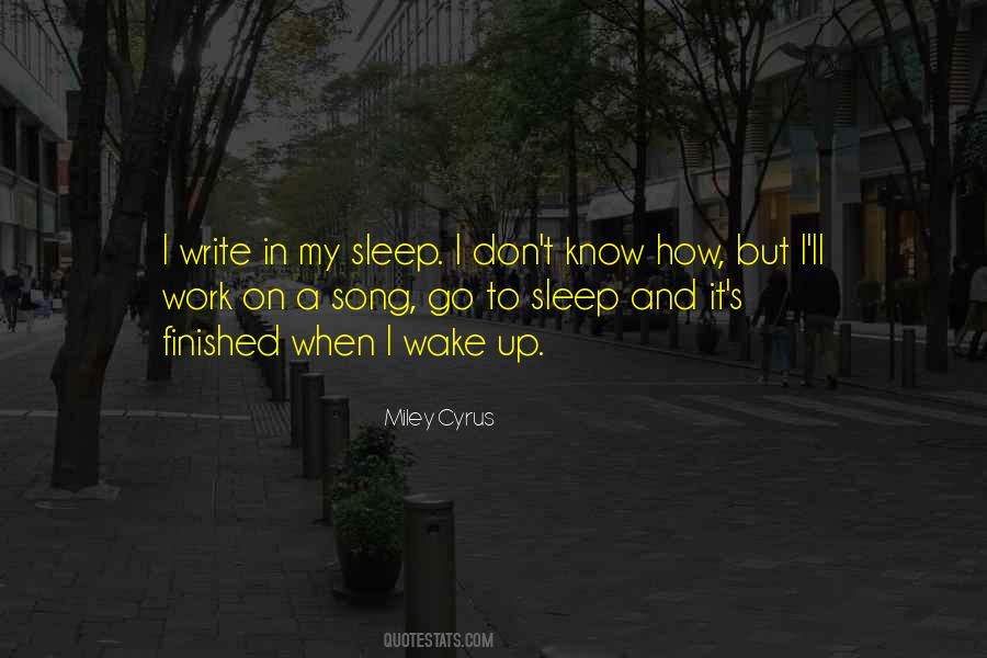 Quotes About Sleep And Work #213179