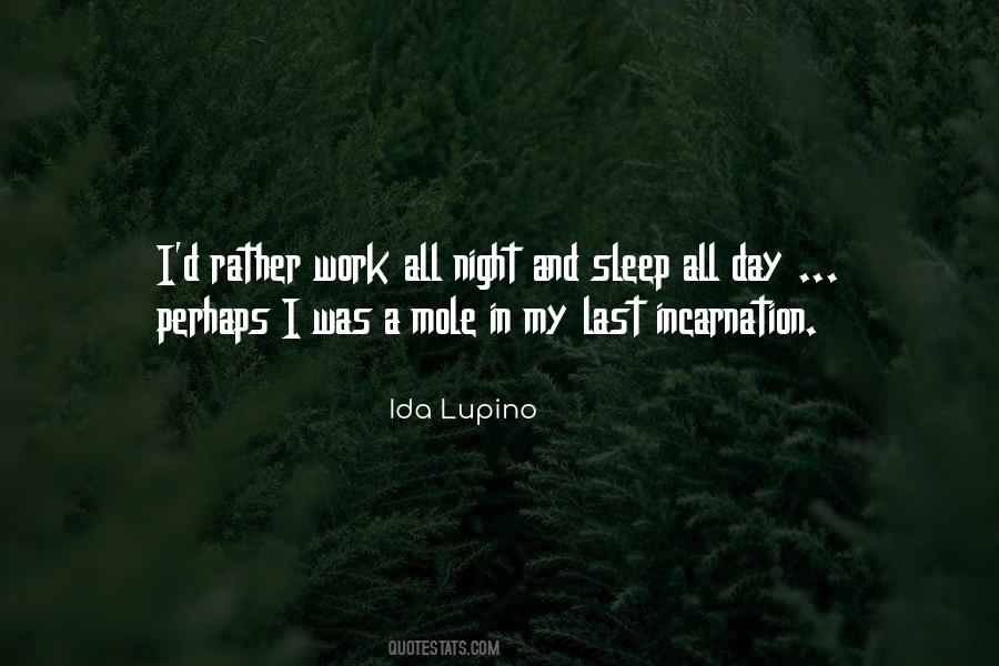 Quotes About Sleep And Work #285928