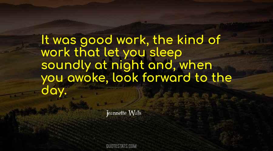 Quotes About Sleep And Work #48759
