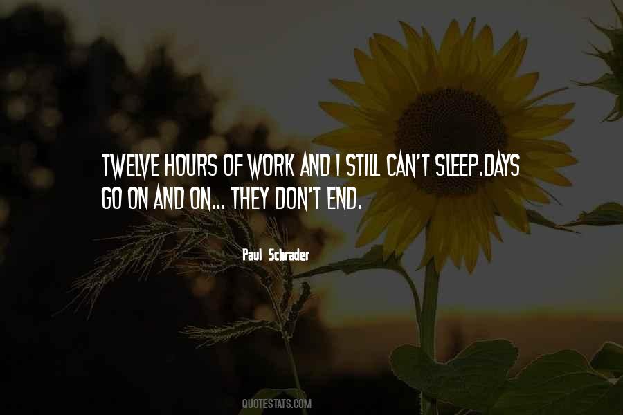 Quotes About Sleep And Work #955064