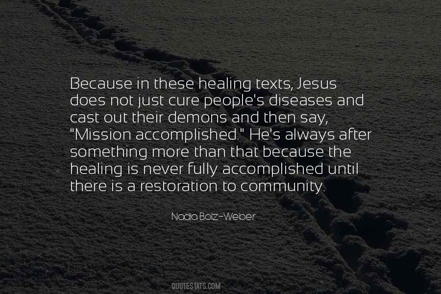 Quotes About Jesus Healing #200312