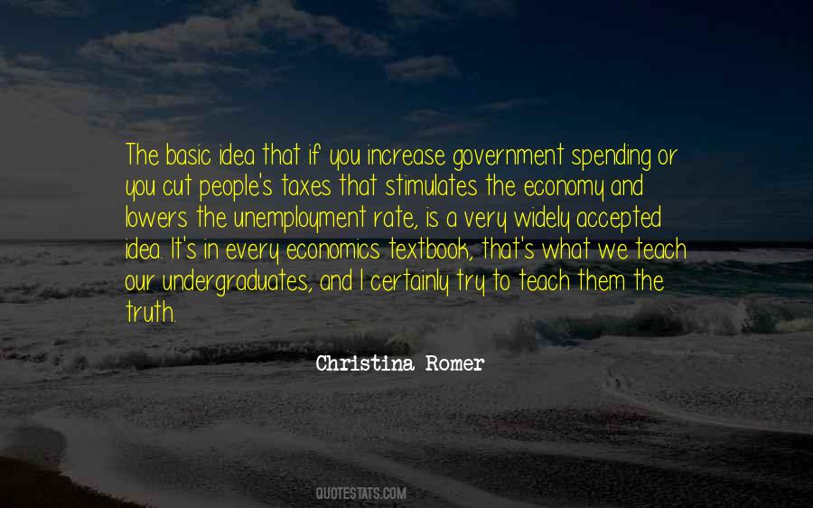 Quotes About Government And Economy #1086272