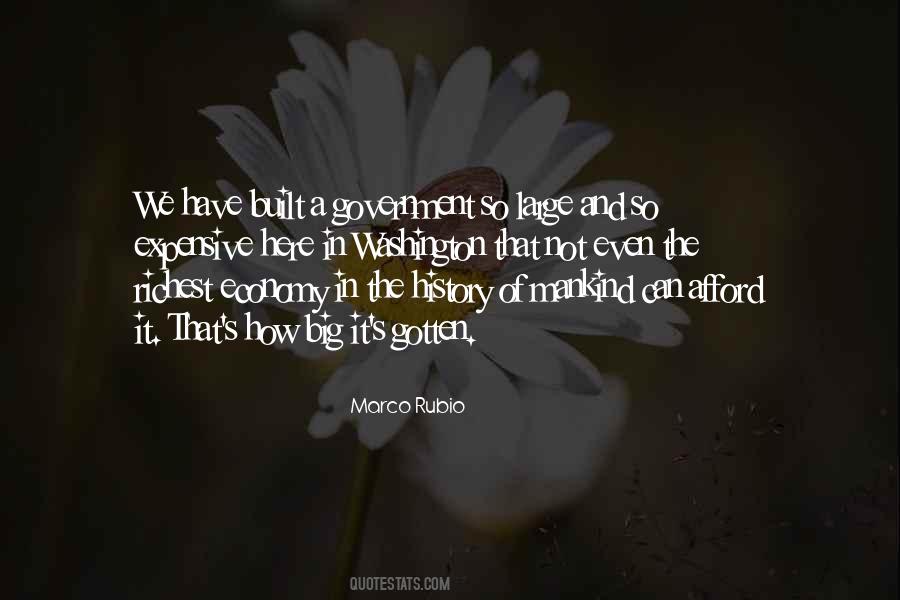 Quotes About Government And Economy #1151595