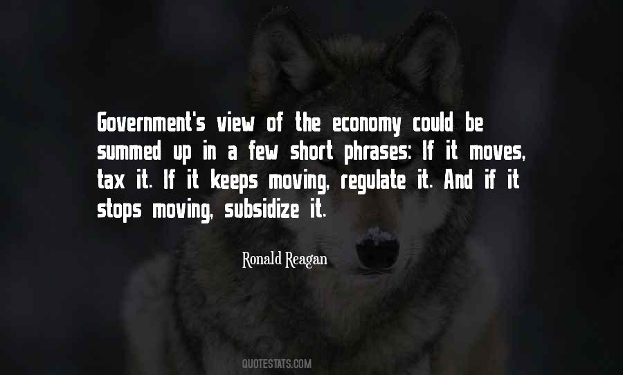 Quotes About Government And Economy #57909