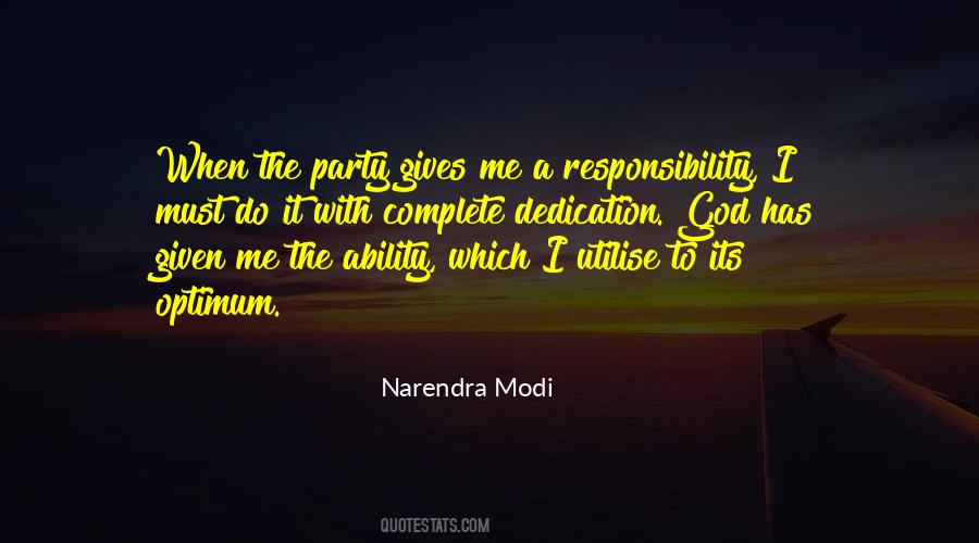 Responsibility I Quotes #1231865