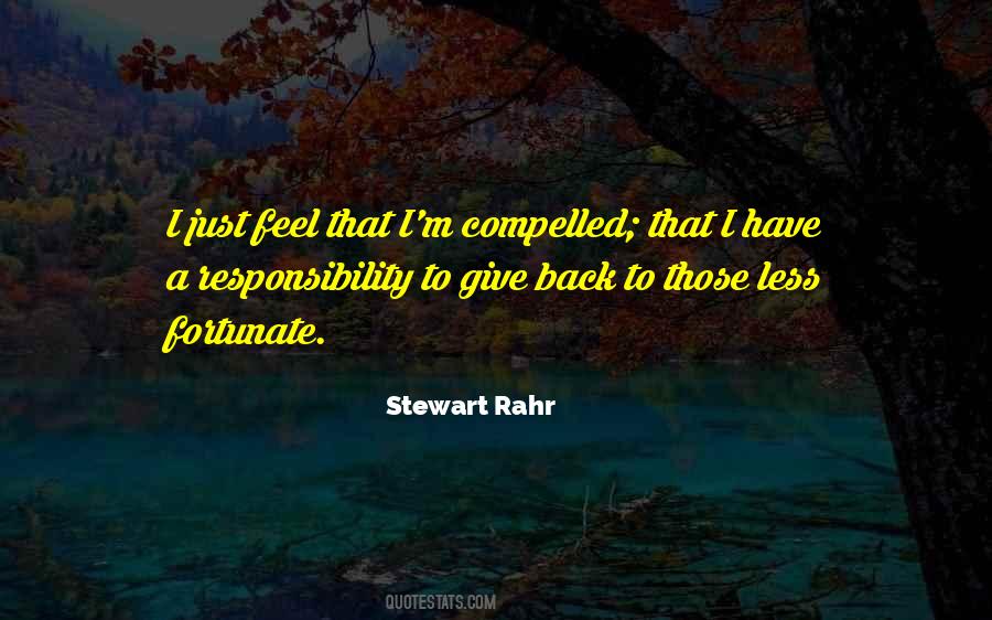 Responsibility I Quotes #18257