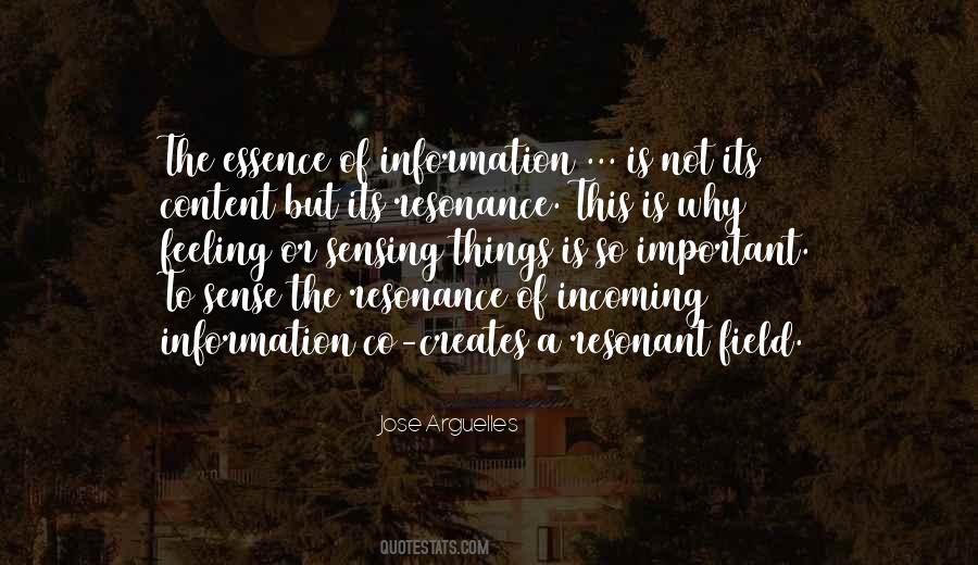 Quotes About Resonance #338434