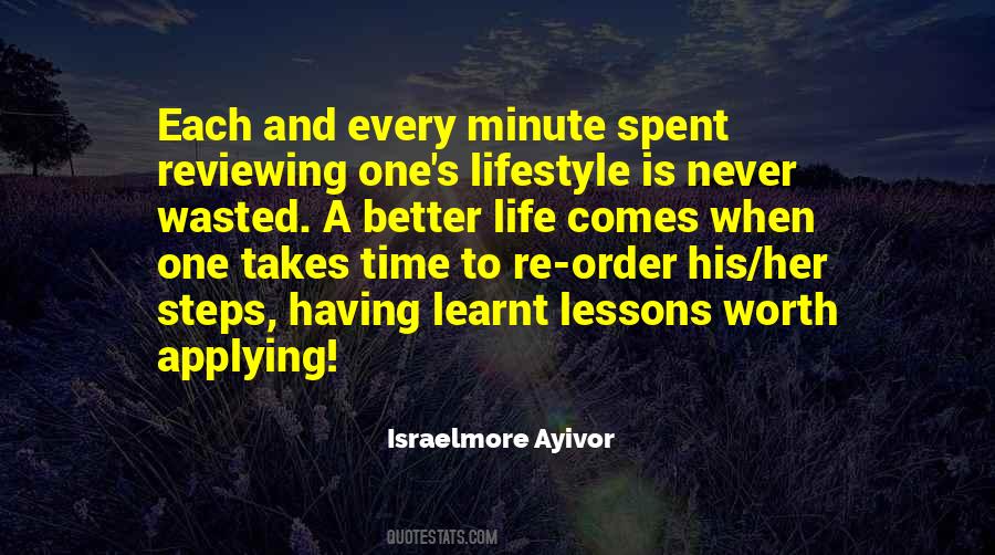 Quotes About Reviewing Lessons #1398045