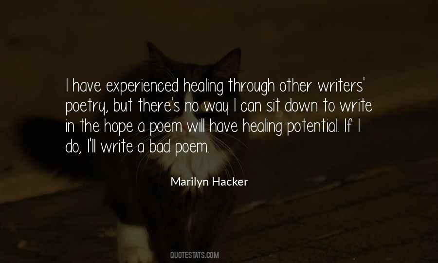 Poetry Writers Quotes #22476