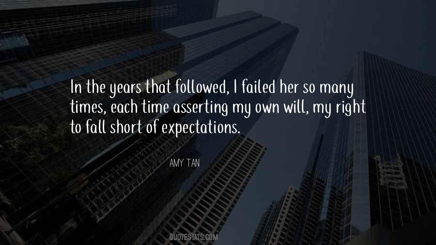 Quotes About Failed Expectations #1248376