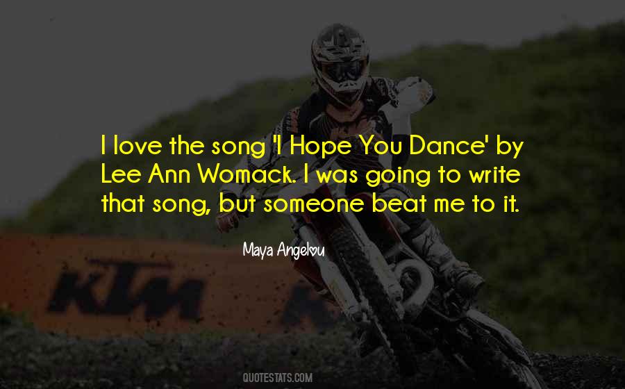 I Hope You Dance Quotes #1049453