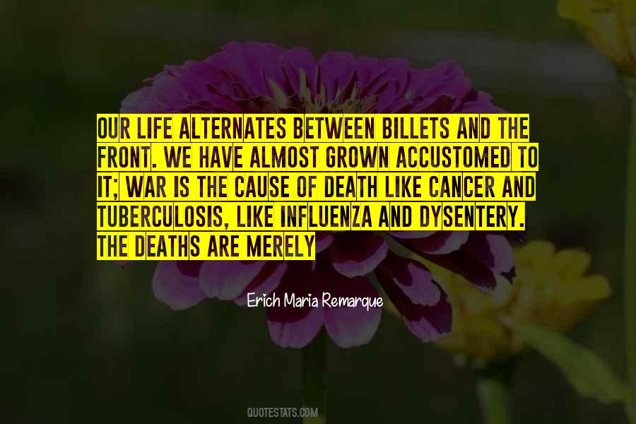 Quotes About Cancer Deaths #1791236