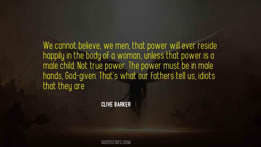 Quotes About Male Power #1242029