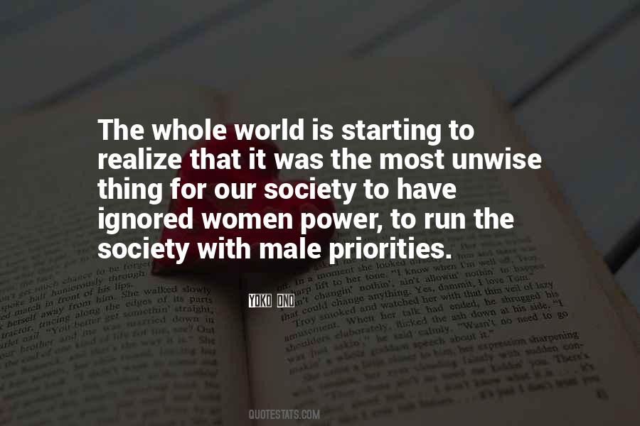 Quotes About Male Power #1551676