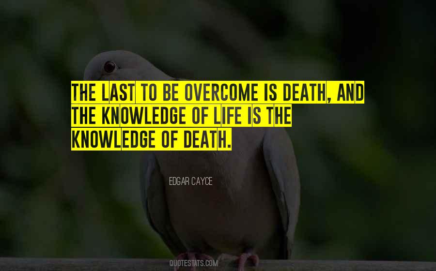 Quotes About Overcoming Death #399791