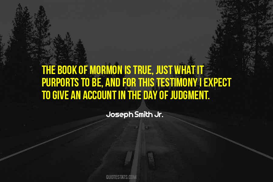 Quotes About Book Of Mormon #202113