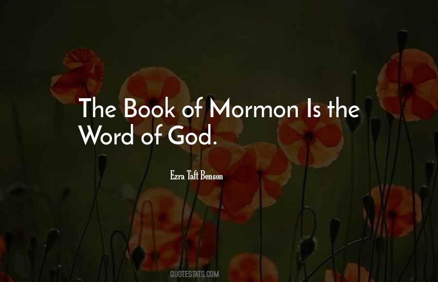 Quotes About Book Of Mormon #573478