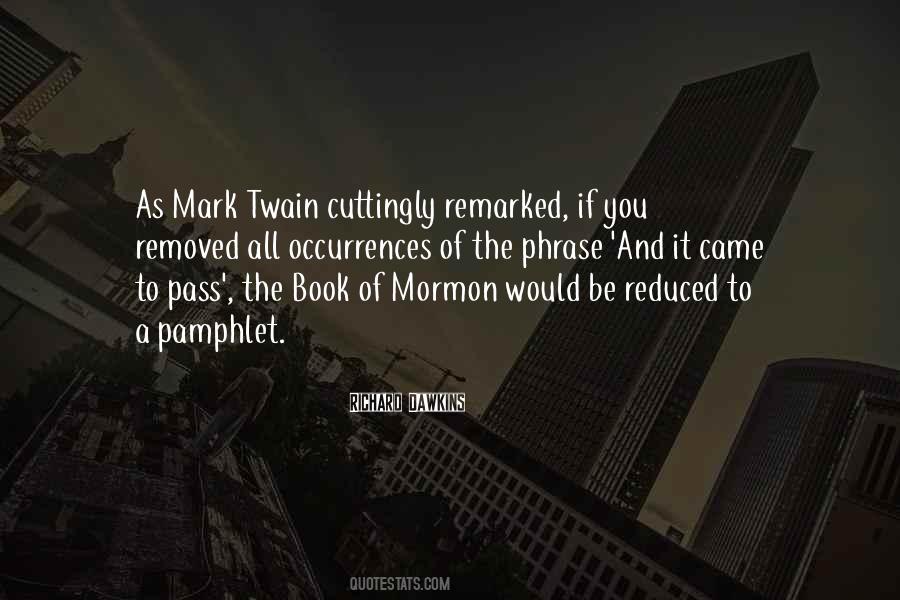 Quotes About Book Of Mormon #886568