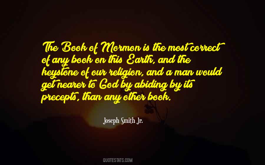 Quotes About Book Of Mormon #998345
