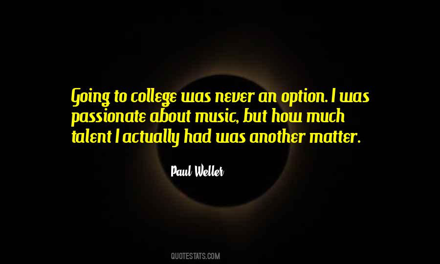 College Music Quotes #676617