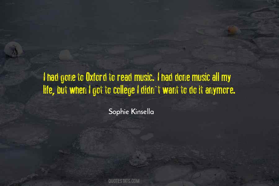 College Music Quotes #983237