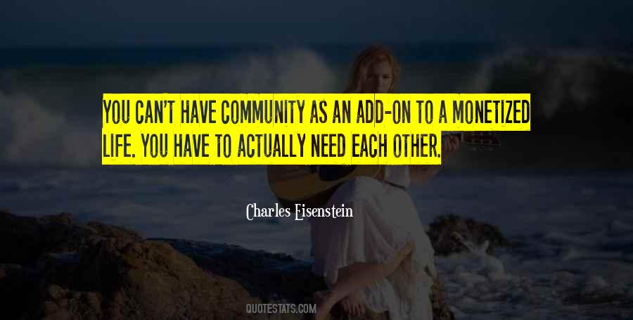 Community Needs Quotes #1245728