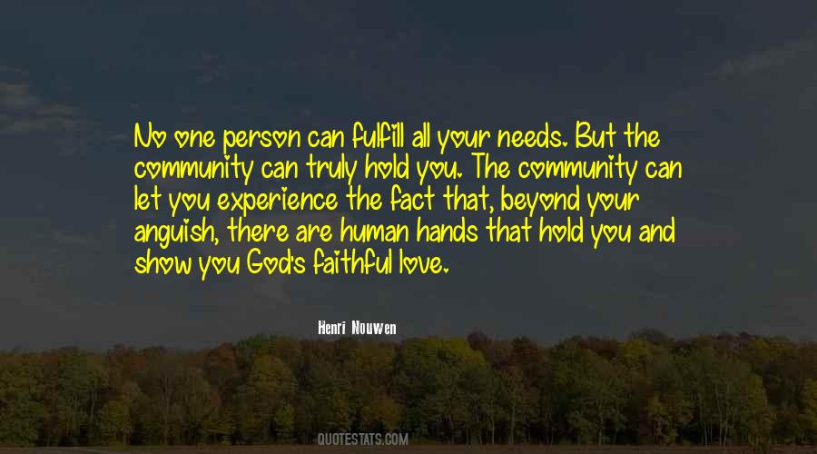 Community Needs Quotes #1554048