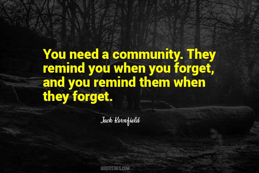 Community Needs Quotes #575902