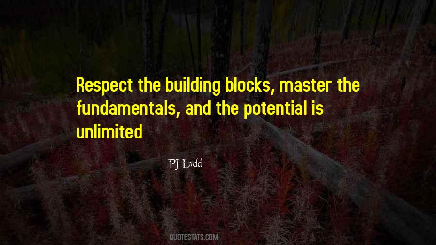 Quotes About Building Blocks #1831975