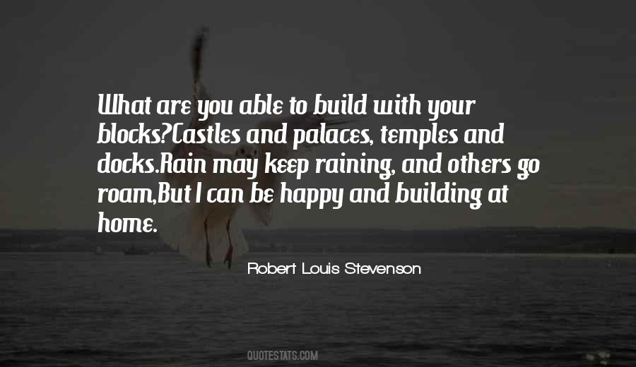 Quotes About Building Blocks #262376