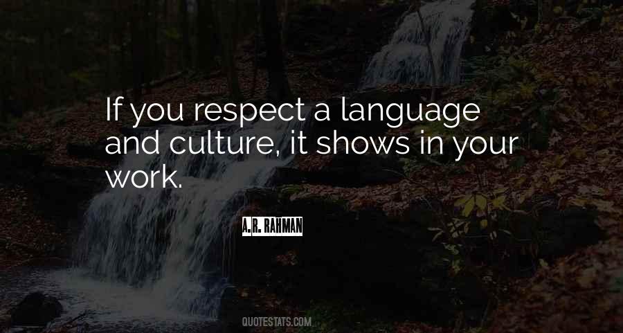Quotes About Language And Culture #360933